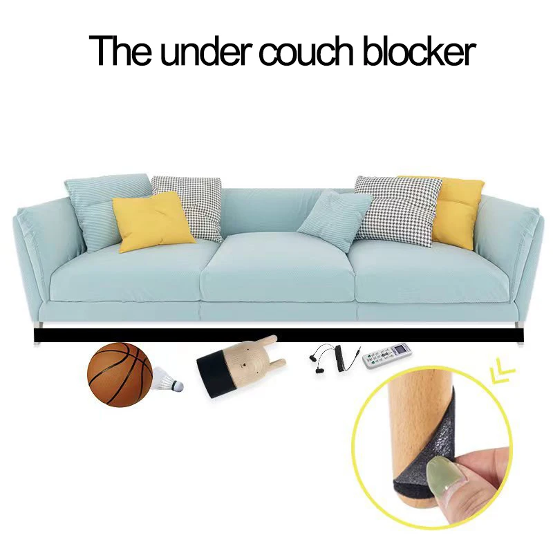 Under couch blocker for buckle cloth adhesive 8 cm inject hook and loop tape