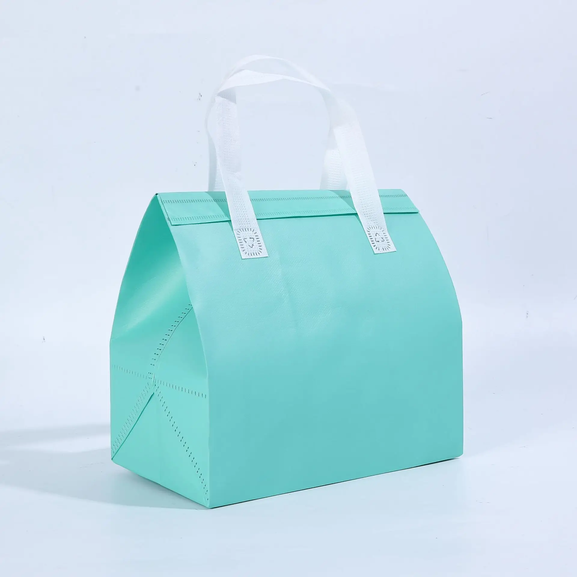wholesale Delivery packaging  Oil proof waterproof pp non woven insulated lunch cooler bag
