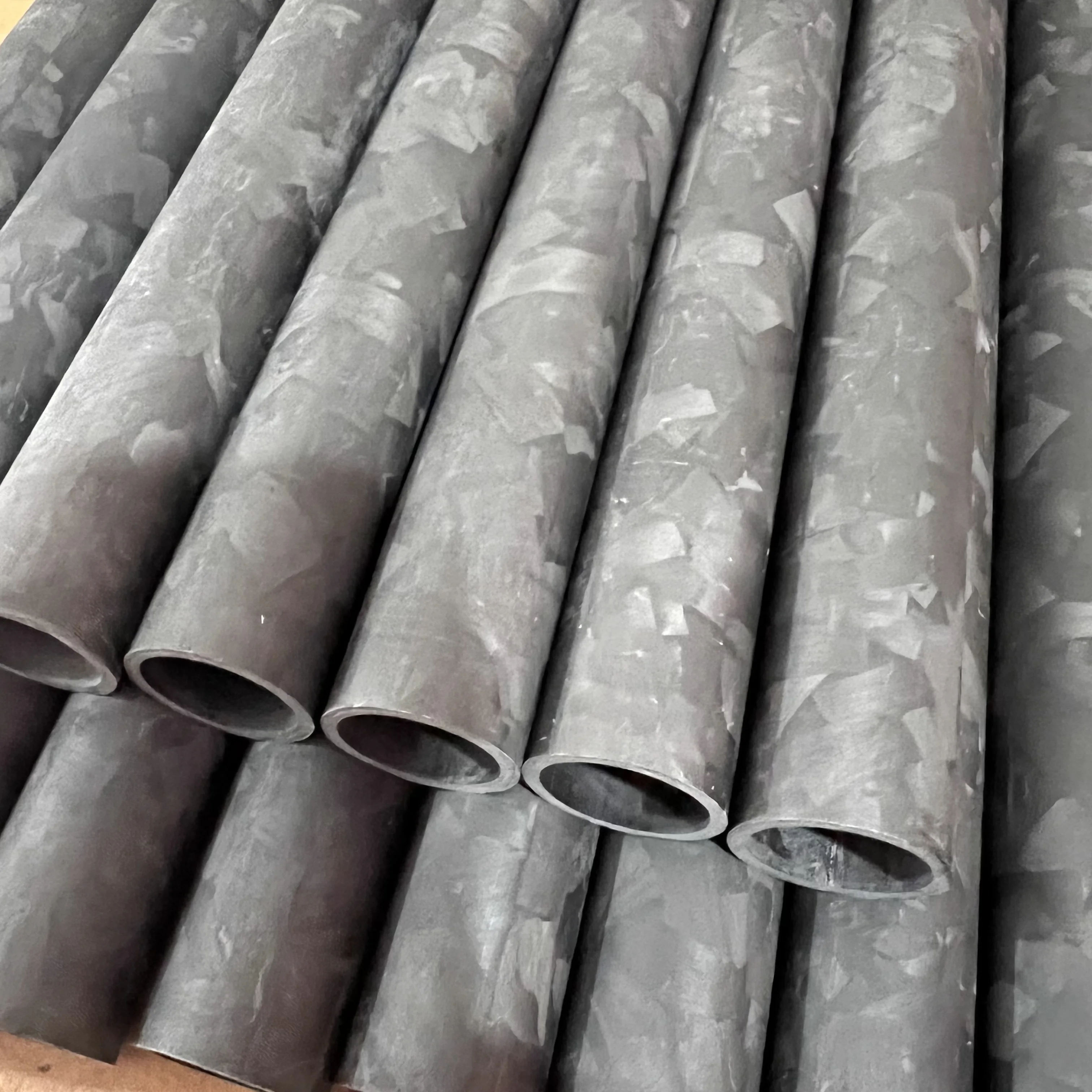 Wholesale High Strength  Round 3k custom carbon fiber tube With 100% Carbon 48mm 50mm 52mm 54mm