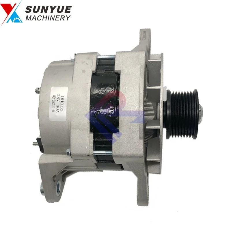 24V 65A 6BT 6BT5.9 генератор переменного тока для экскаватора Hyundai R220-5 R210 R215 R305-7 R455-7 21EA-00040 21EA00040