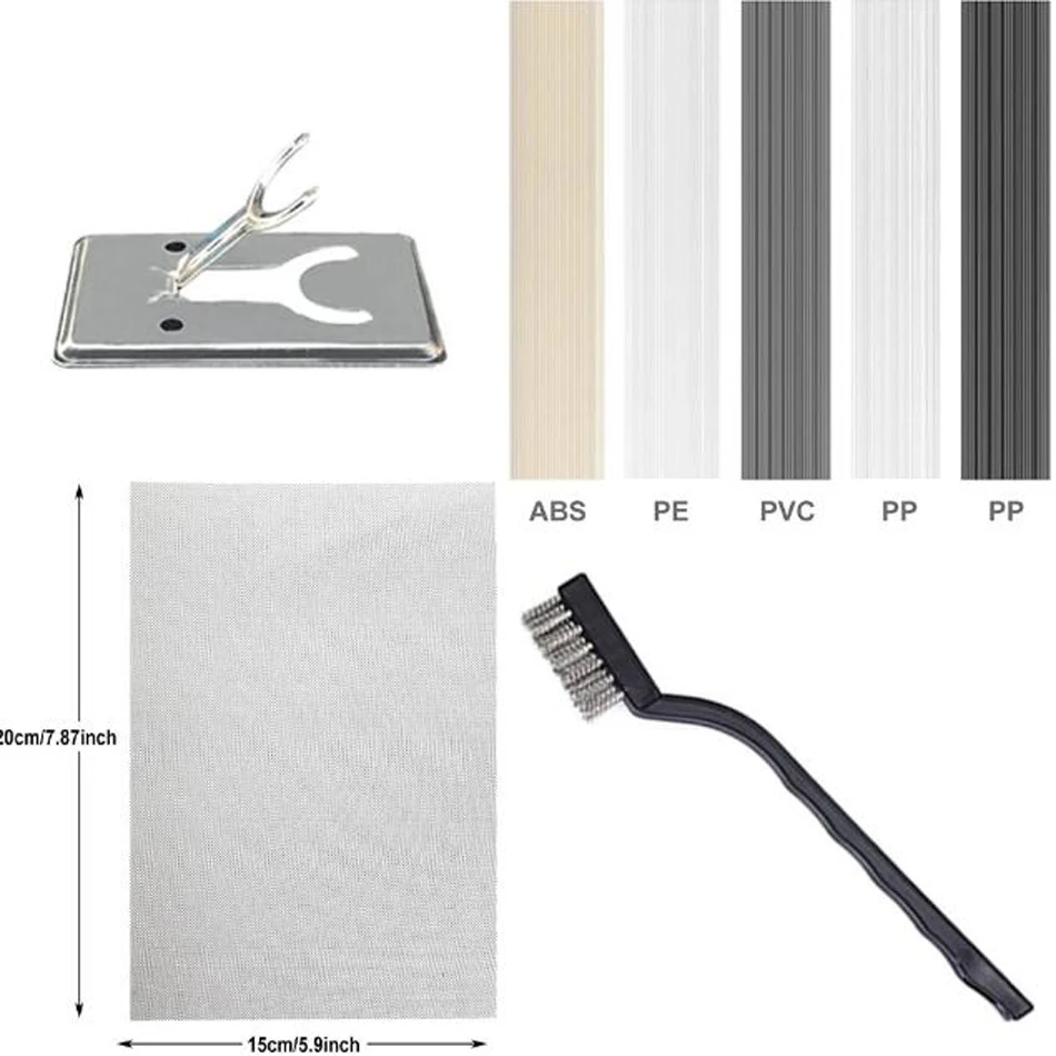 Adjustable temperature plastic parts repair triangle trowel car bumper repair welding machine soldering iron welding gun