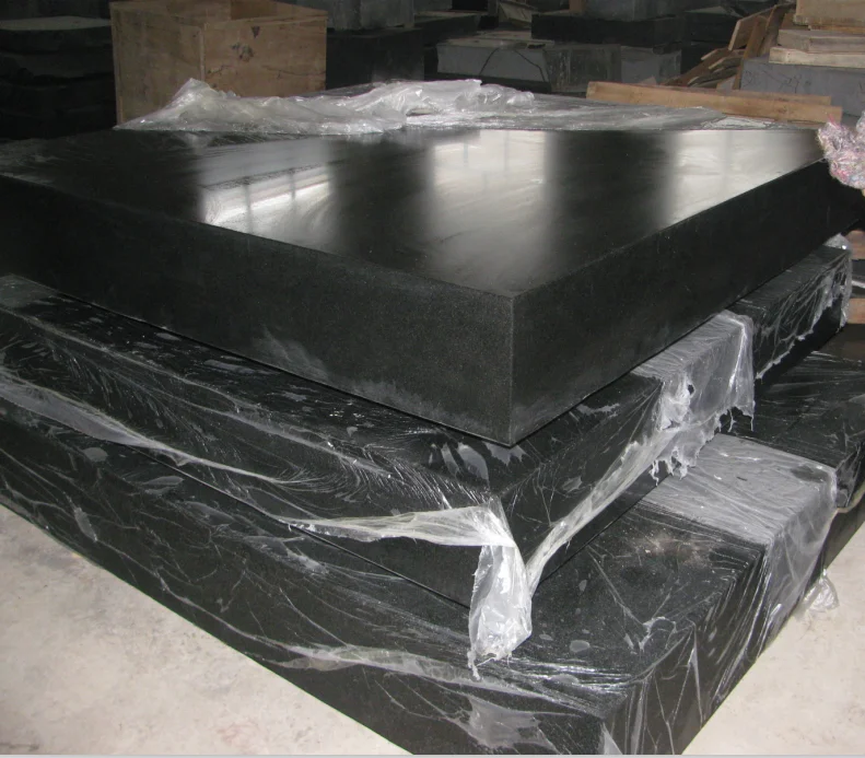 Precision granite surface plate black granite inspection surface plate