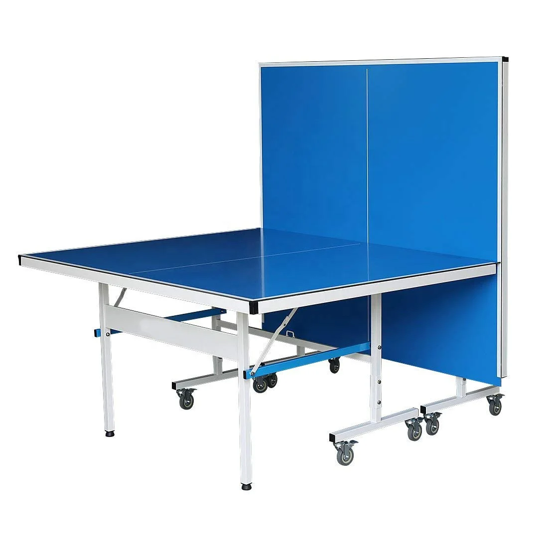 6mm aluminium top standard table tennis table outdoor waterproof folding legs ping pong table