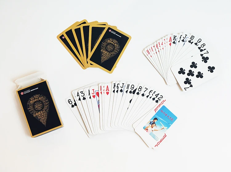 Custom Printing Advertising Paper Poker Custom Card Games Playing Cards Printing Playing Card Paper