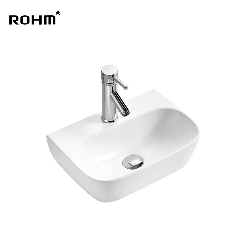 LM-114 керамический умывальник художественный Умывальник прямоугольный умывальник для ванной с современным дизайном