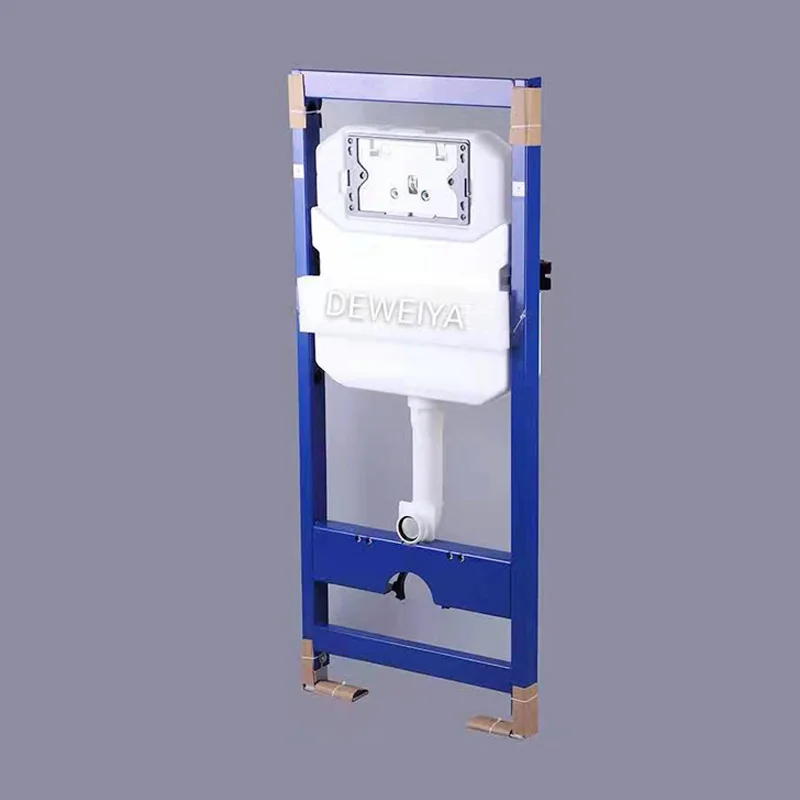 In wall Concealed Cistern for Wall Hung Toilet with metal frame dual flush for bathroom