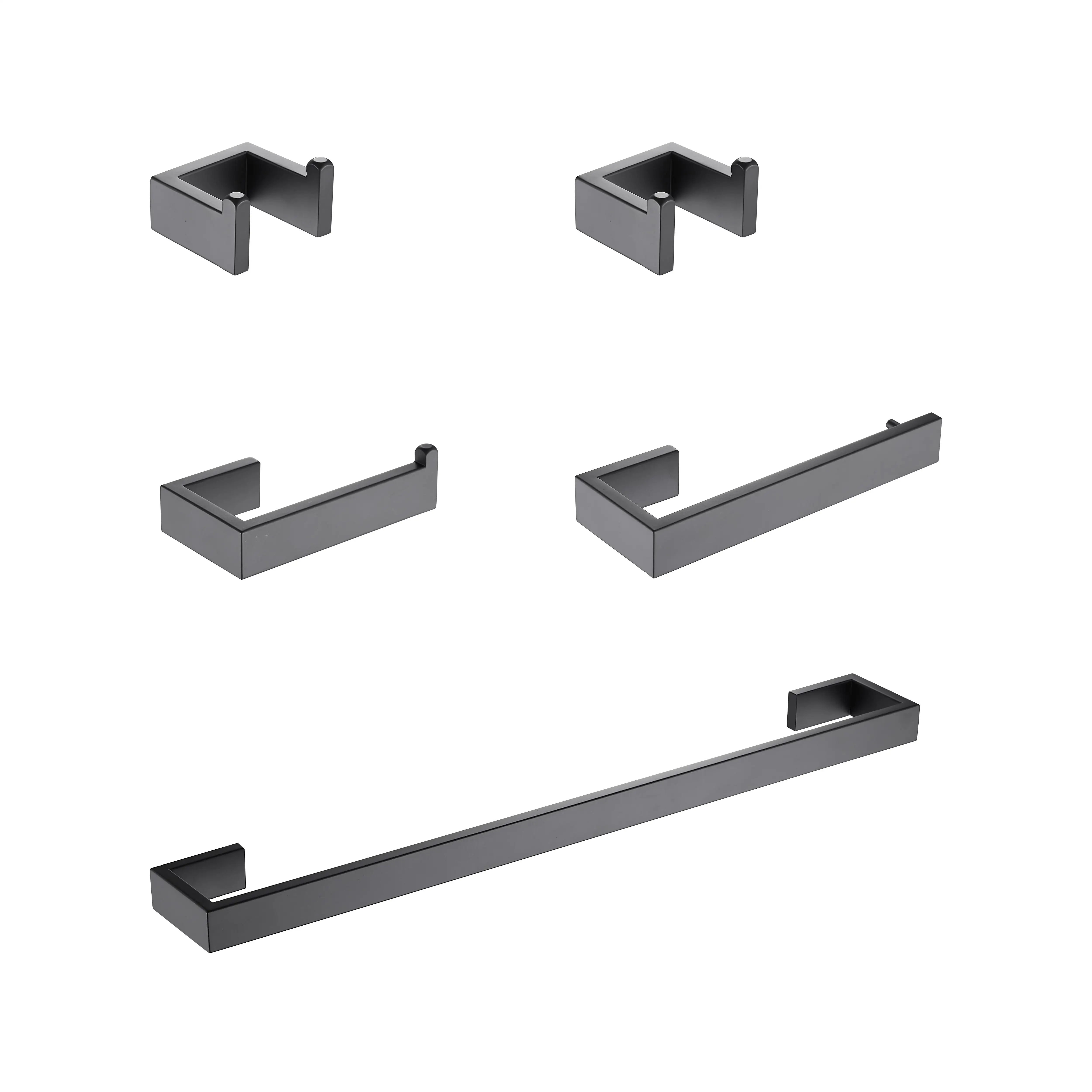 Wall Mounted Stainless Steel Washroom Bathroom Accessories Hardware Set