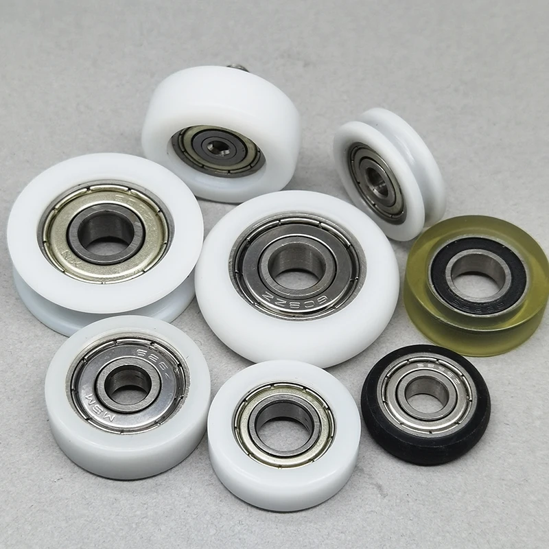 Excellent Sliding Properties Payload 15KG Nylon Pom Wheel Bearing BS62525-9 5x25x9 Plastic Roller Bearing For Vacuum Cleaner