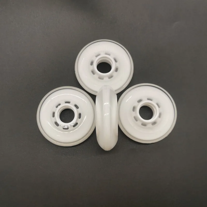Factory Sale OEM super durable high rebound PU casting wheels inline hockey wheels 76mm