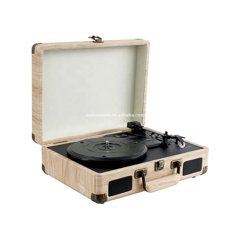 Fashionable and popular portable electric record player with wholesale price