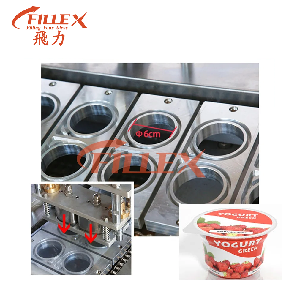 2000BPH Yoghurt Filling Cup Sealer Filler Jelly Sealing Machine Filling and Sealing Various Liquid and Solid Material
