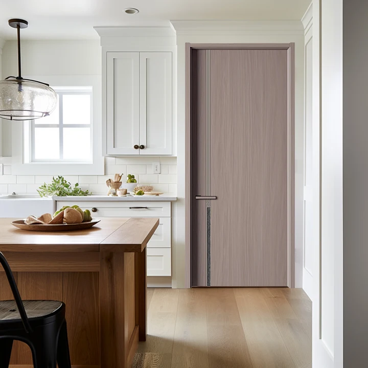 Homely Interior Modern Wood Door Designs Internal Veneer laminated Wood Door Prices for Houses