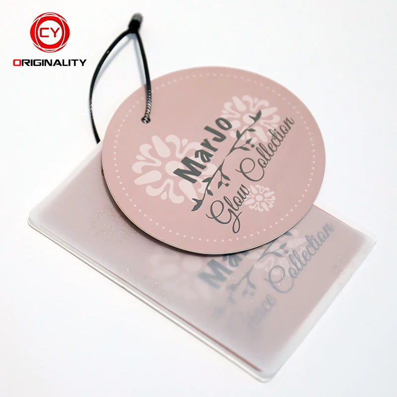  de reciclaje Etiketter Volant Etiqueta papel clothing paper swing hang tags Etiquetas