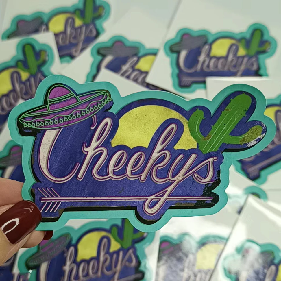 custom print high quality kiss cut vinyl sticker sheets