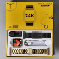 2023 Best quality WS009 ULTRA 2.2 inch high-definition screen multiple sports modes BT call/music health detection smart watch