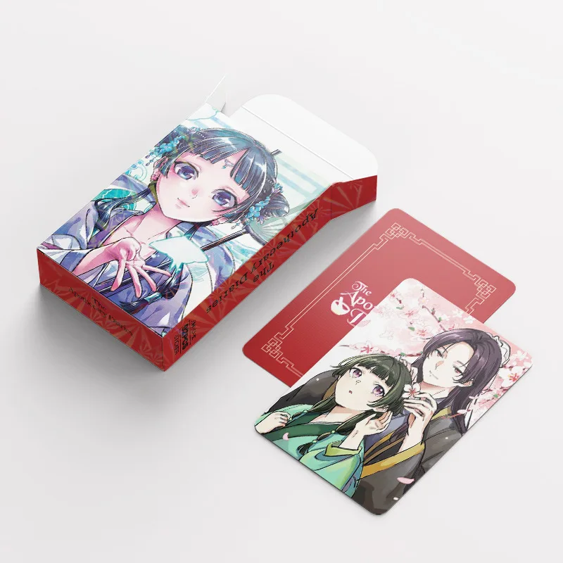 2 Designs 92pc The Apothecary Diaries Anime holographic lomo cards Cartoon Double Sided Photo Lomo Cards Kids