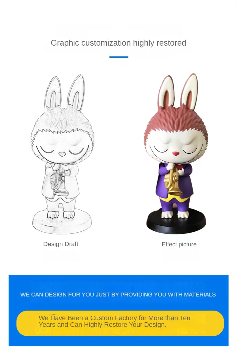 OEM custom 3D New Design Customized Plastic Cartoon Figure Toy Bus