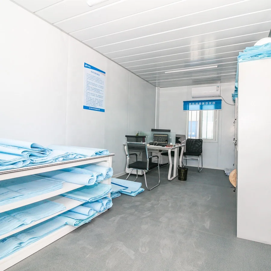 Bangladesh 3 storey bedroom 20 feet Sandwich Panel and Decoration Ceiling prefab container house