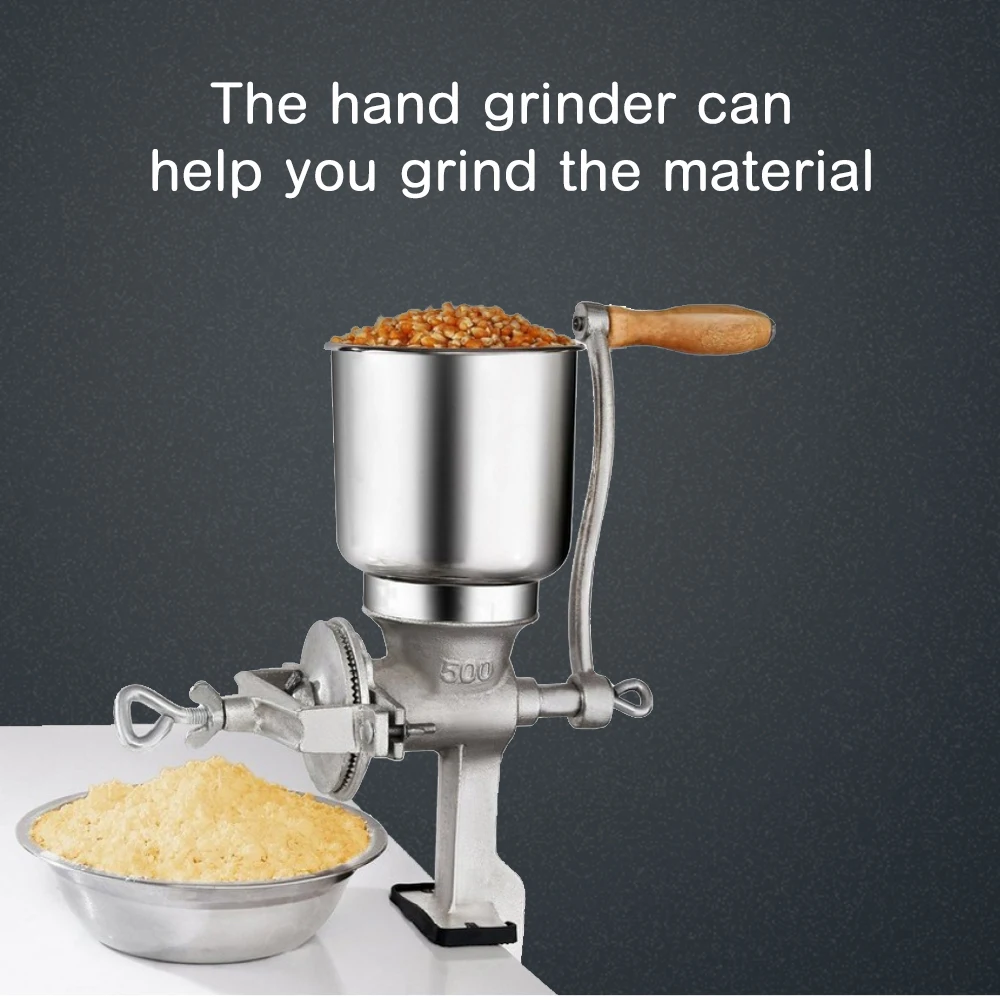  Chili powder making machine manual home use cast iron grinding hand operating grain mill