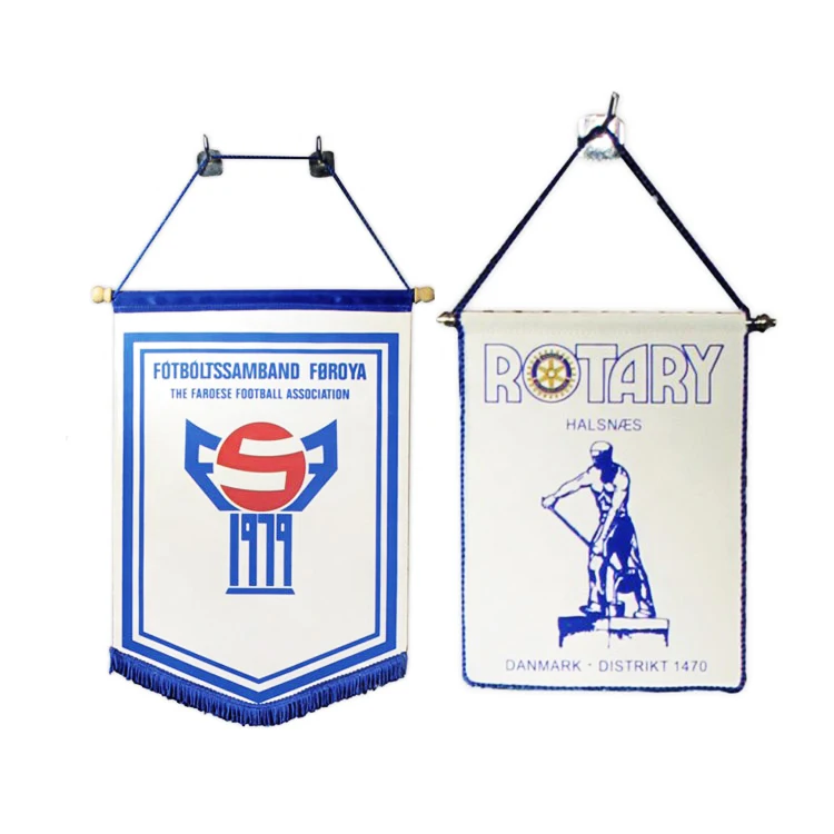 Oneway wholesale custom logo pennant fabric decorations bunting string flag custom wall flag