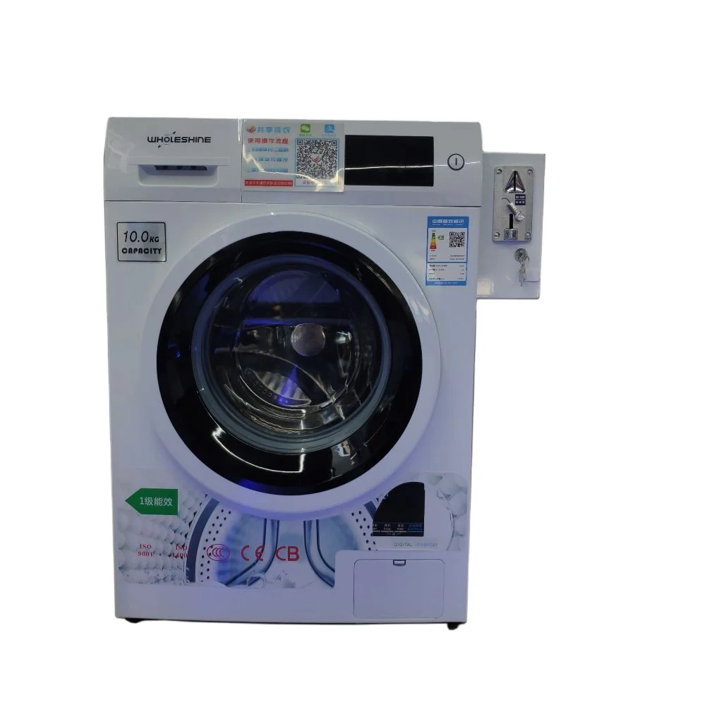 
Полностью автоматическая Коммерческая стиральная машина с фронтальной загрузкой tokens 8 кг 