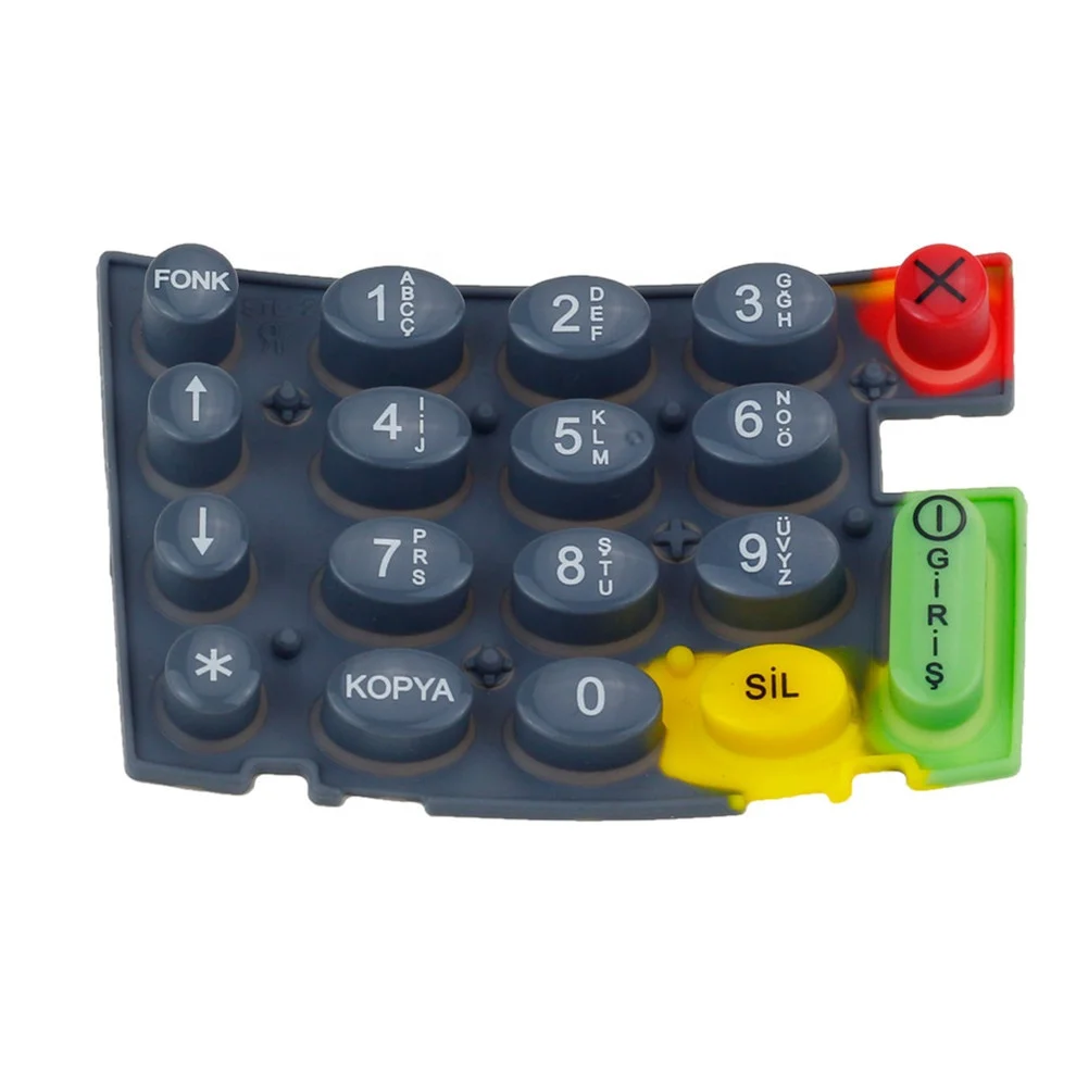 Пользовательская резиновая кнопка силиконовая клавиатура для пульта дистанционного управления