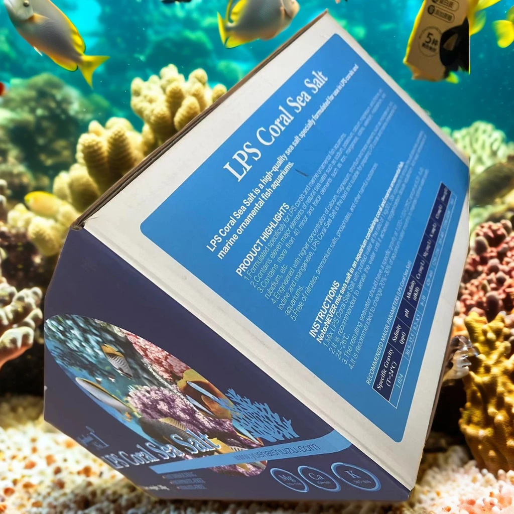 Yuehai 2024 New High Quality Material 20kg Coral Reef sea salt water MIX For Marine aquarium fish tank