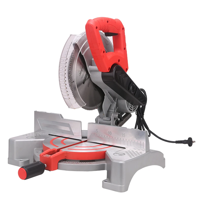 Mini Woodworking Miter Saw Machine round Aluminum Mini Sliding Miter Saw with Composite for Wood Cutting Power Cutters