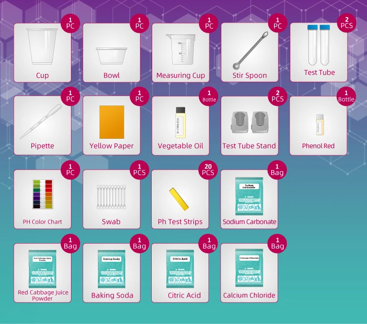 Kids Learning Toys DIY Best School Educational Science toys Tool Color Changing Chemical Experiment Kit for Kids