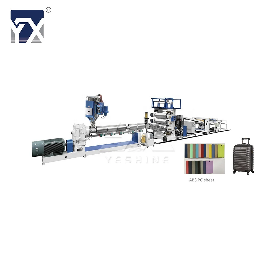 YESHINE Modernize High Specification Sheet Extruder Luggage Making Production Line Suitcase Machine
