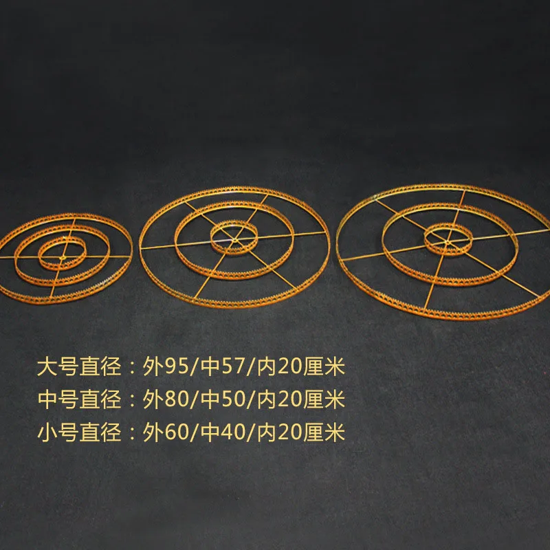 wedding ceiling frame gold white round shape for crystal beads pendant curtains hanging decoration