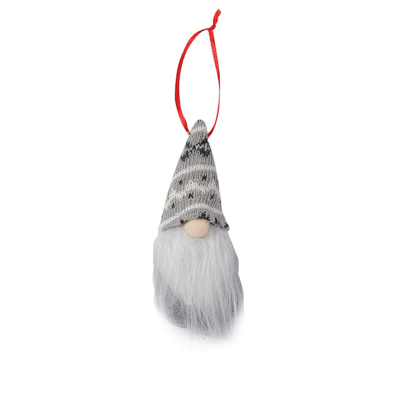Customized Xmas Holiday Doll Ornaments Decor Christmas Gnome Long Hat Santa Plush Dwarf