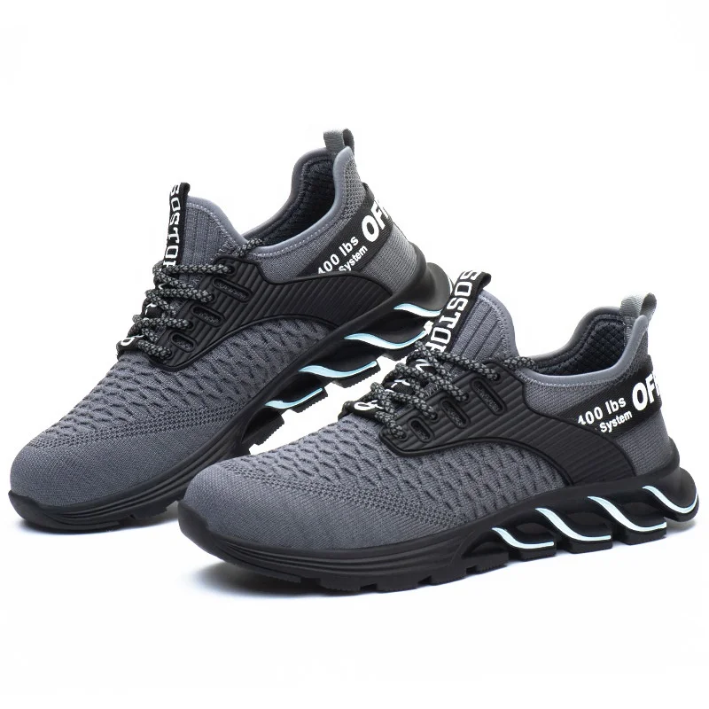 
TZLBX-140 Summer Breathable Hiking Sneaker Men Steel Toe Oil And Acid Resistant Shoes 