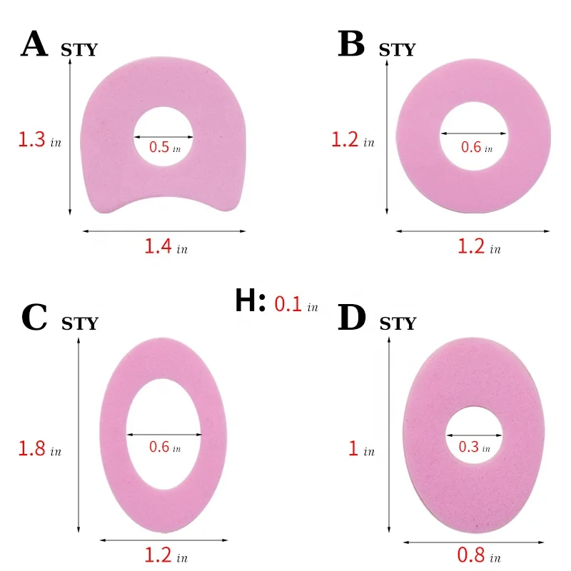Tape Latex Adhesive Pads Heel Stickers Blister Prevention Anti-wear Heel Pads for Feet Fabric Padding