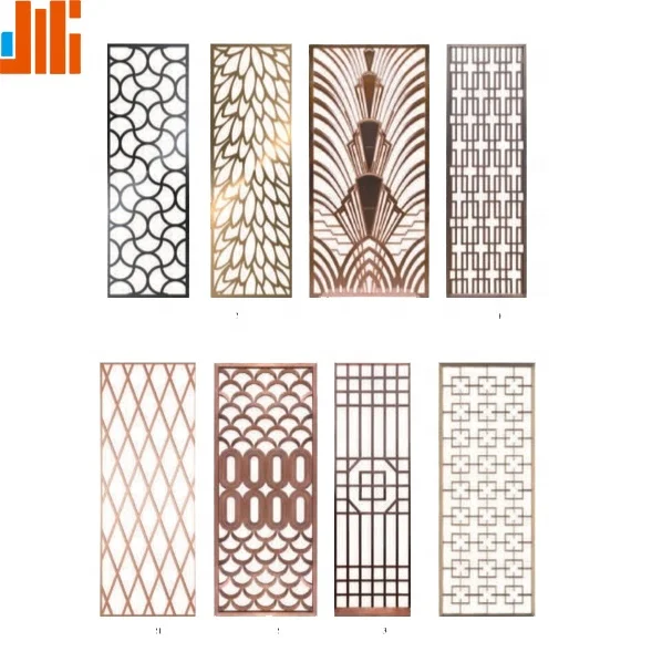 Customized Interior Decorative Wall Partition Room Divider Partition Metal Scree Room Dividers Stainless Steel Partition Room