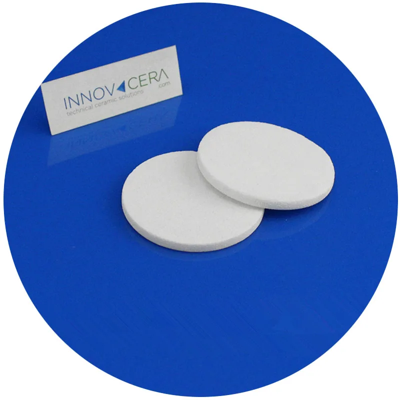 INNOVACERA White Alumina Porous Ceramic Spacer for Ceramic Oxygen Diffusers