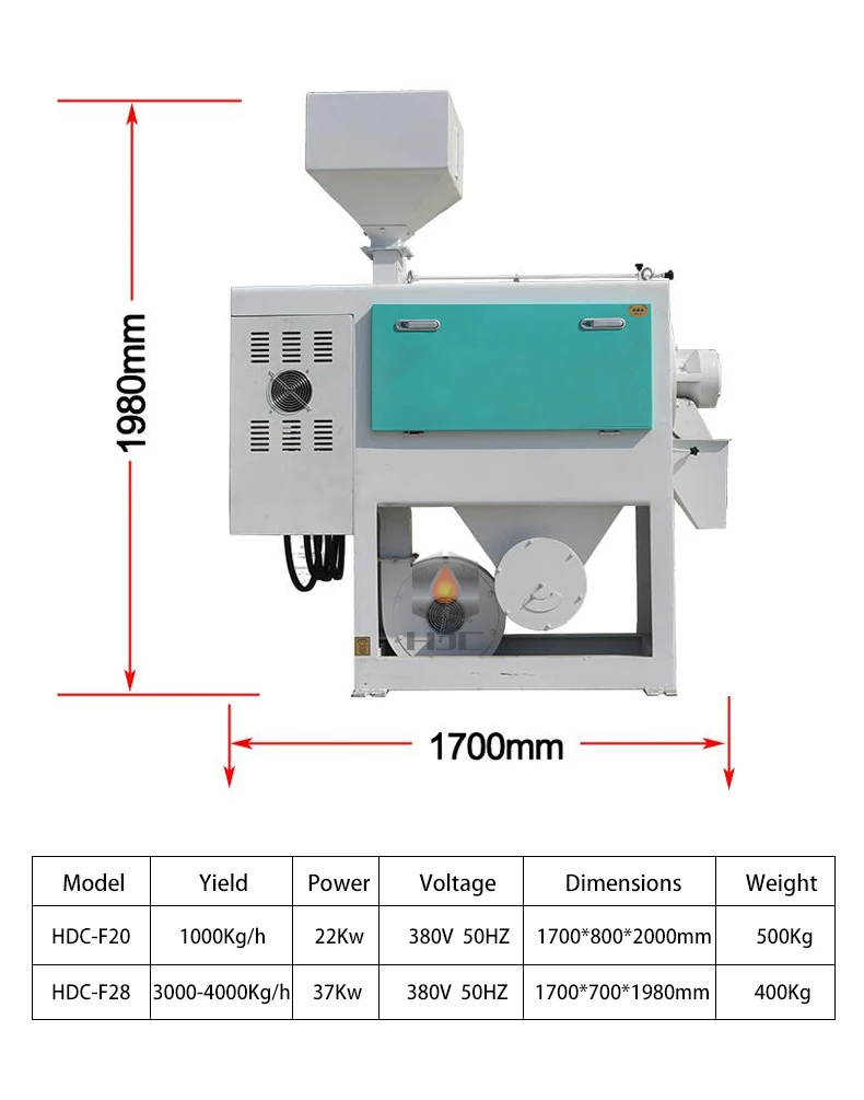Grain Sorghum Corn Millet Mung Beans Oats Husking Remove Peeler Machine