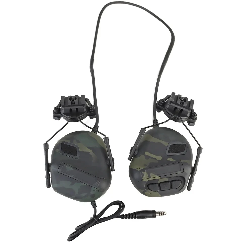 SPINA OPTICS Hunting TAC-SKY COMTAC III Silicone earmuff version Noise reduction Helmet Headphone Earphone tactical headset
