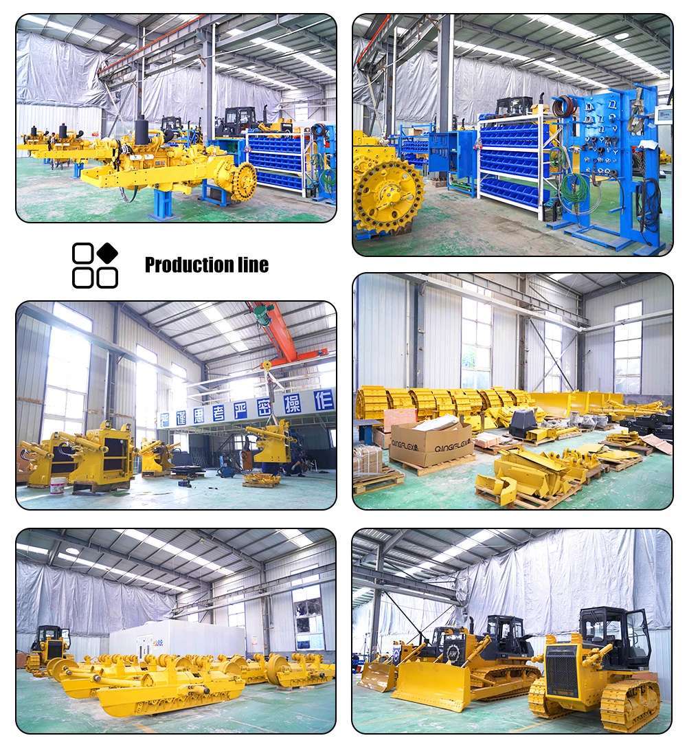 Chinese Crawler Swamp Agriculture Dozer HW17DE Bull Dozer Crawler Bulldozer Mini Dozer For Sale