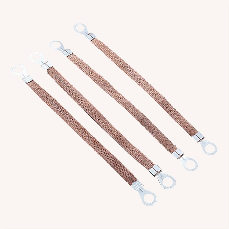 Engine Braided Grounding/Bonding Strap Cable High Flexibility Copper braided grounding wire