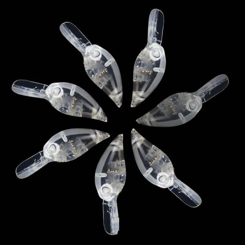 100PCS Fishing Crankbait Blanks 9.5cm 14.5g Unpainted Fishing Lures Blank Minnow Crankbaits Hard Bait