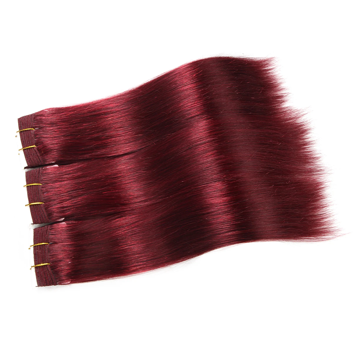 
2020 Factory Wholesale Grade 10A Virgin Brazilian Hair Extensions Silky Straight Burgundy Human Hair Bundles 