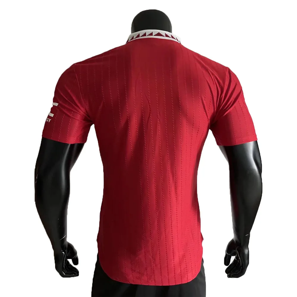 New arrival soccer uniform set red white soccer jersey national team soccer jersey