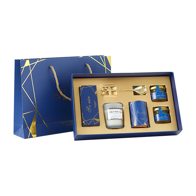 ZY hot selling factory manufacturer cardboard gift box custom insert for jar coffee cup bottle candle packaging retail container