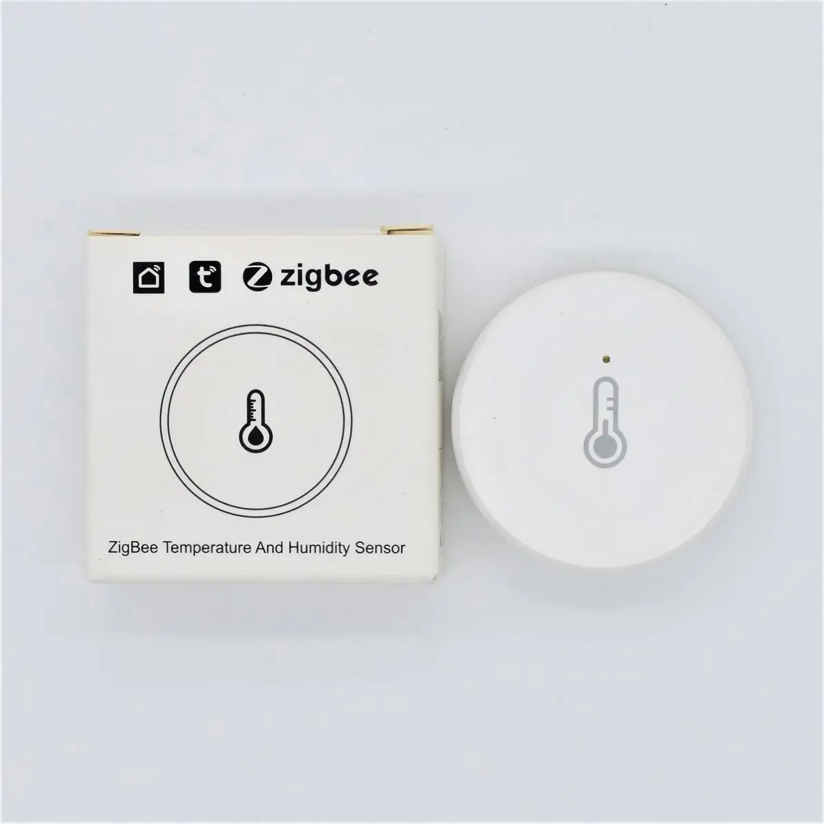 Home Safety Zigbee3.0 Temperature Sensor Humidity Sensor IoT Tuya Use Zigbee Temperature and Humidity Sensor