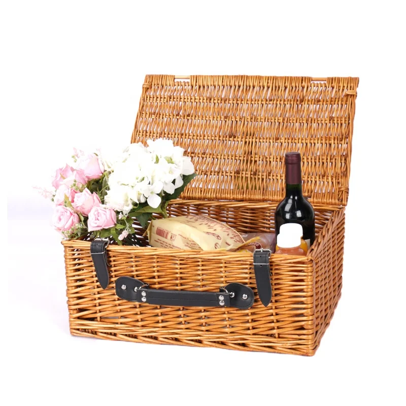 Free Sample Wholesale Cheap Wicker Basket For Gift, Wicker Picnic Basket Set