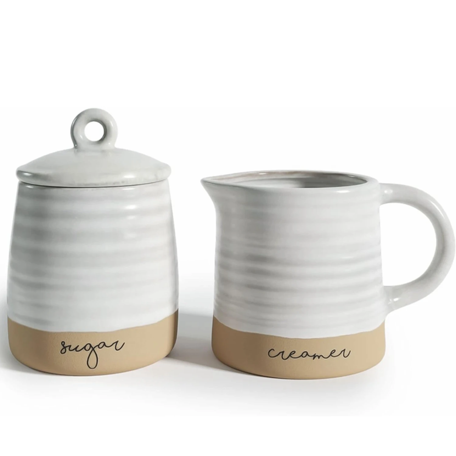 Custom Porcelain Kitchen Ceramic Food Tea Sugar Storage Jar With Lid And Water Coffee Pot Milk Jug Pitcher Set