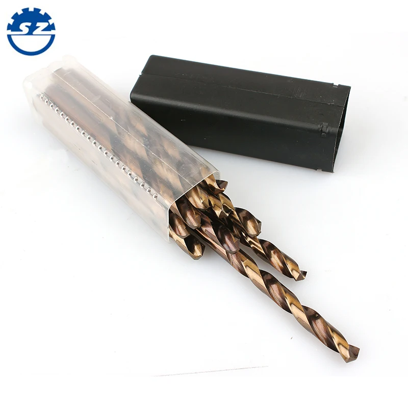 Amber Roasted 1~20mm Din 338 High Speed Steel Fully Ground HSS M35 Cobalt Drill Bits