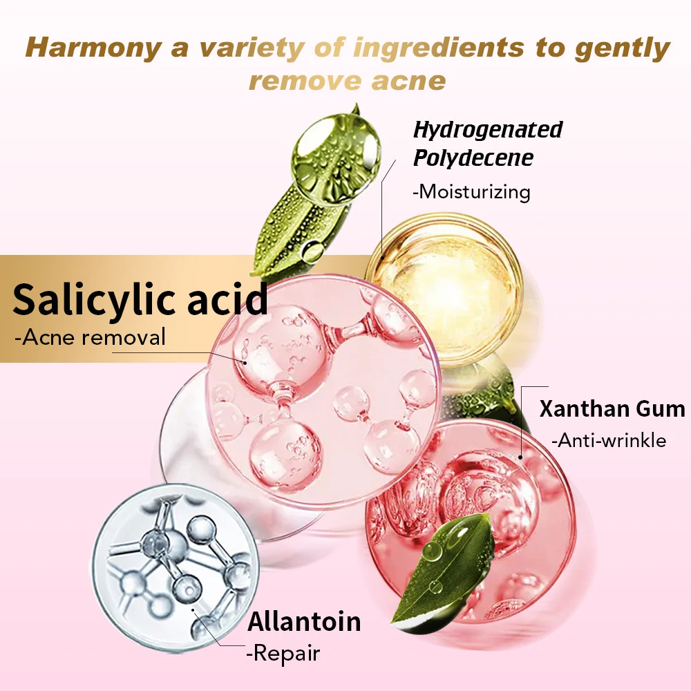 Shrink Pores Anti Acne Cream Retinol Salicylic Acid Pimples Acne Scar Removal Delicate Texture Face Cream