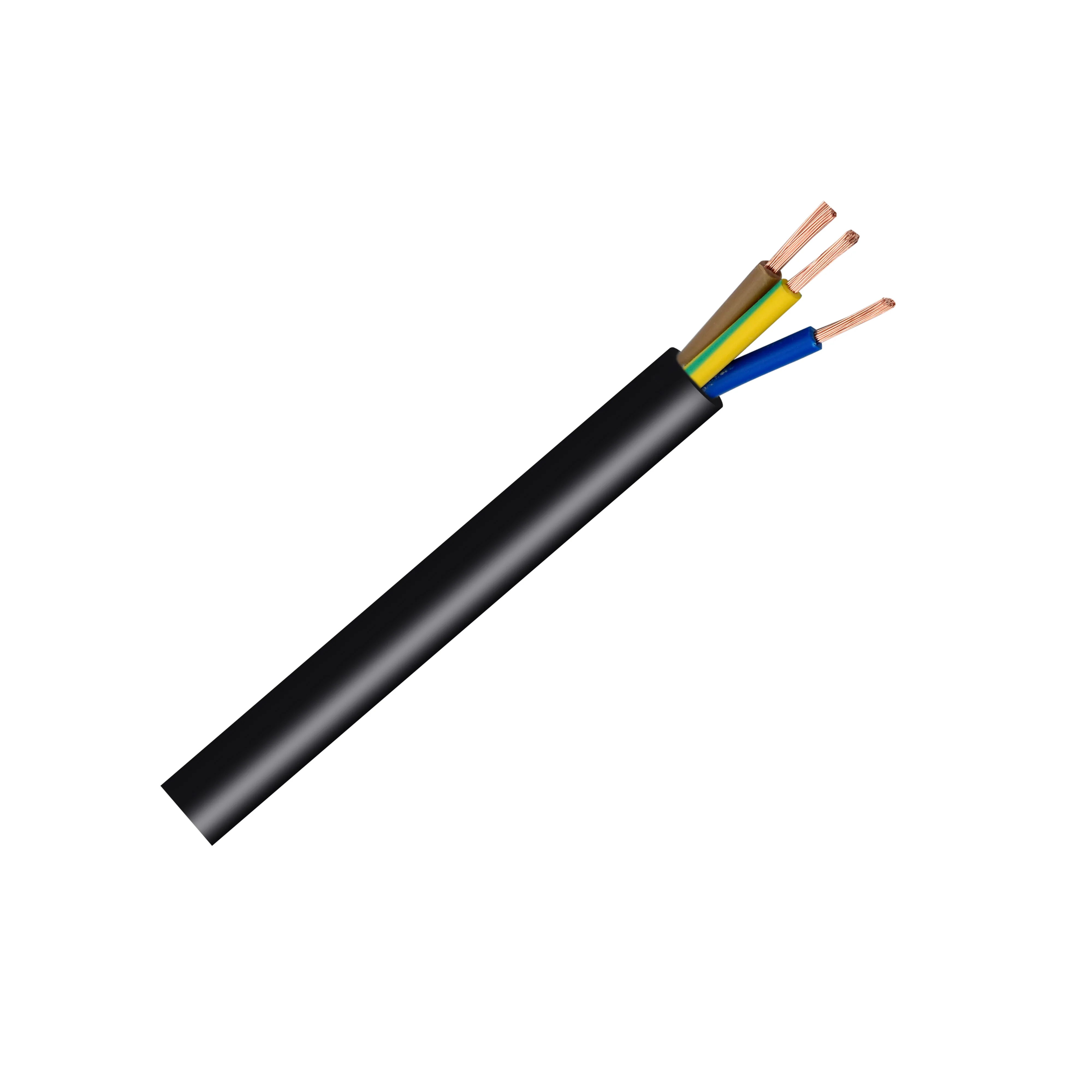 VDE 0282 многожильные резиновые гибкие кабели с 2 до 5